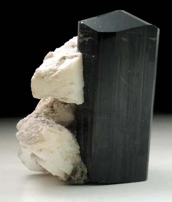 Schorl Tourmaline with Microcline and Muscovite from Skardu District, Baltistan, Gilgit-Baltistan, Pakistan