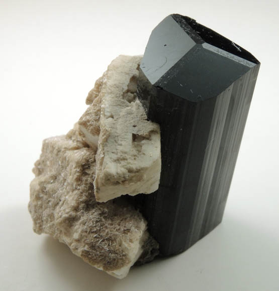 Schorl Tourmaline with Microcline and Muscovite from Skardu District, Baltistan, Gilgit-Baltistan, Pakistan