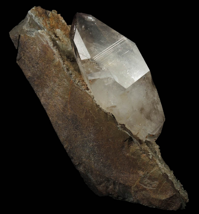 Quartz var. Smoky-Amethyst with phantom-growth zoning from Goboboseb Mountains, 43 km west of Brandberg Mountain, Erongo region, Namibia