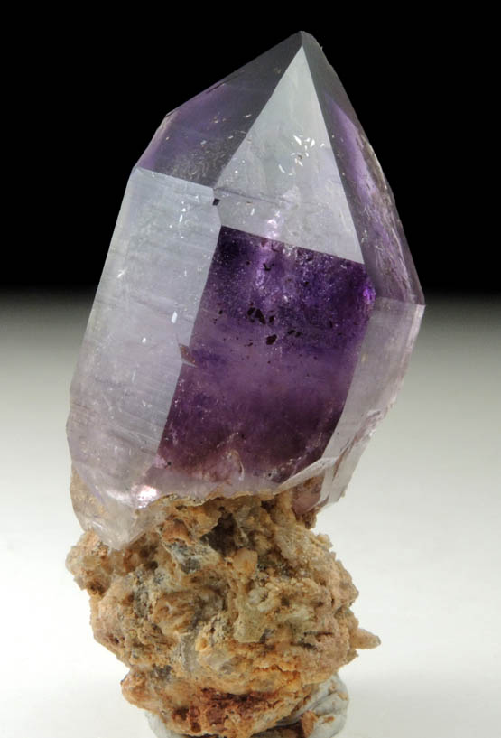 Quartz var. Amethyst from Goboboseb Mountains, 43 km west of Brandberg Mountain, Erongo region, Namibia