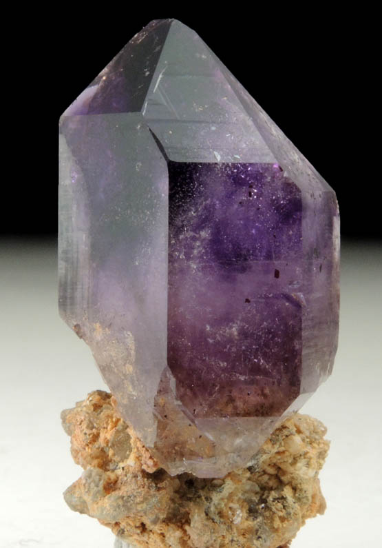 Quartz var. Amethyst from Goboboseb Mountains, 43 km west of Brandberg Mountain, Erongo region, Namibia