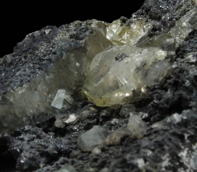 Anglesite on Galena from Tsumeb Mine, Otavi-Bergland District, Oshikoto, Namibia