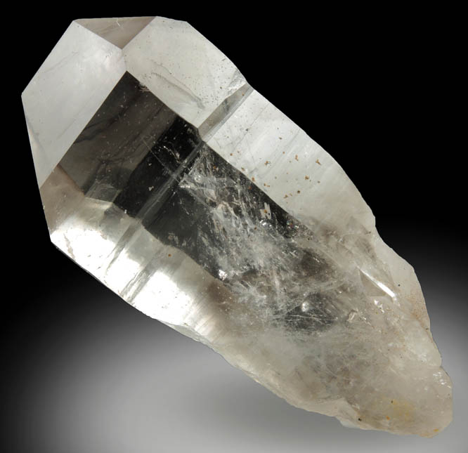 Quartz with two-phase inclusions (Enhydro) from Goboboseb Mountains, 43 km west of Brandberg Mountain, Erongo region, Namibia