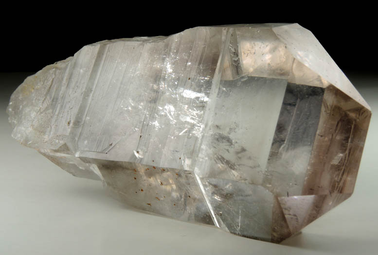 Quartz with two-phase inclusions (Enhydro) from Goboboseb Mountains, 43 km west of Brandberg Mountain, Erongo region, Namibia