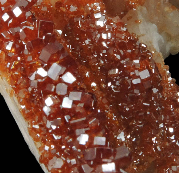 Vanadinite with Barite from Mibladen, Haute Moulouya Basin, Zeida-Aouli-Mibladen belt, Midelt Province, Morocco