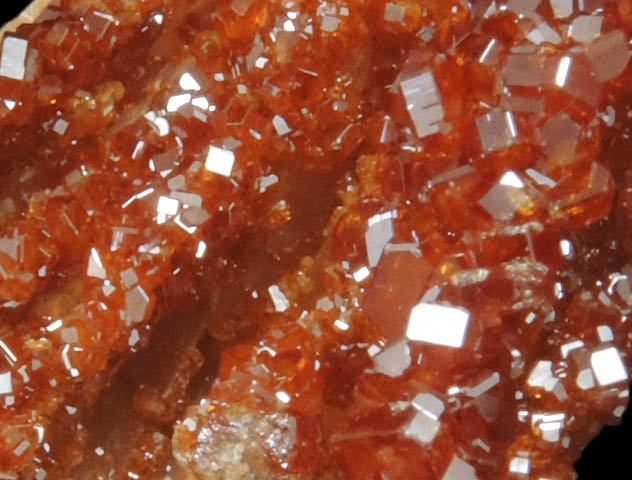 Vanadinite with Barite from Mibladen, Haute Moulouya Basin, Zeida-Aouli-Mibladen belt, Midelt Province, Morocco