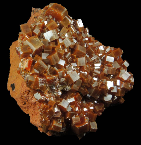 Vanadinite from Mibladen, Haute Moulouya Basin, Zeida-Aouli-Mibladen belt, Midelt Province, Morocco