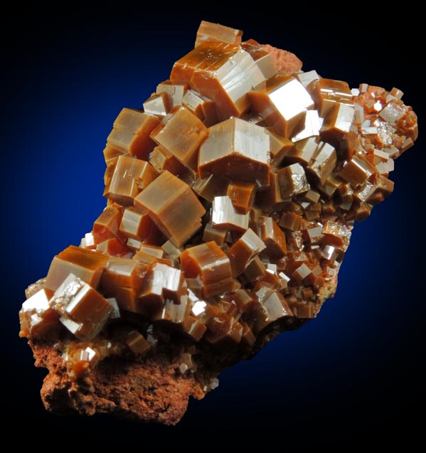 Vanadinite from Mibladen, Haute Moulouya Basin, Zeida-Aouli-Mibladen belt, Midelt Province, Morocco