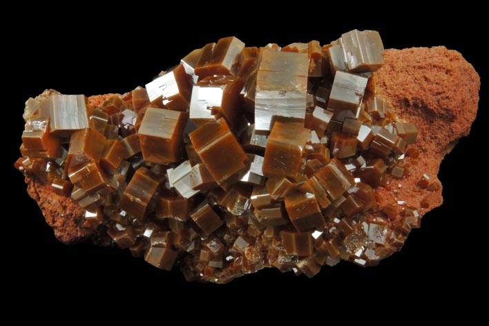 Vanadinite from Mibladen, Haute Moulouya Basin, Zeida-Aouli-Mibladen belt, Midelt Province, Morocco