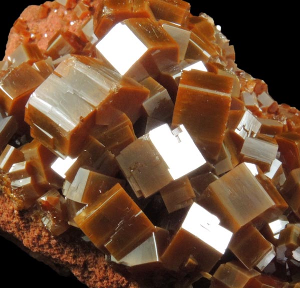 Vanadinite from Mibladen, Haute Moulouya Basin, Zeida-Aouli-Mibladen belt, Midelt Province, Morocco