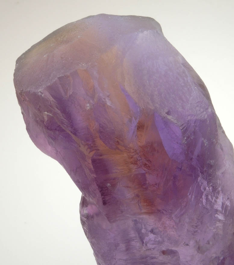 Quartz var. Ametrine Crystal (rare combination of amethyst and citrine) from Anahi Mine, La Gaiba District, Angel Sandoval Province, Santa Cruz Department, Bolivia