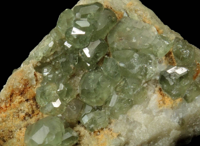 Andradite var. Demantoid Garnet from Antetezambato, Ambanja, Antsiranana Province, Madagascar