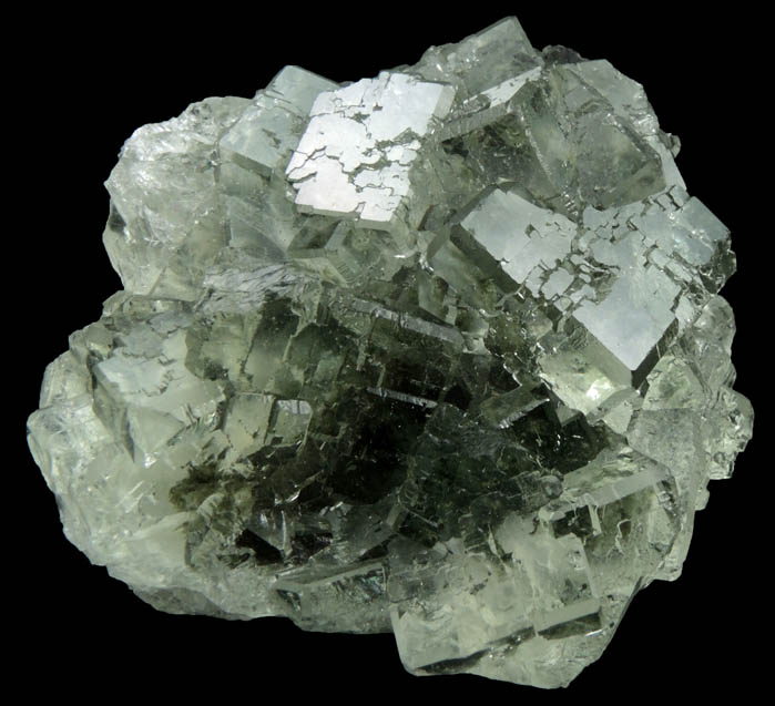 Fluorite over Chlorite from Xianghuapu Mine, Xianghualing, 32 km north of Linwu, Chenzhou, Hunan, China