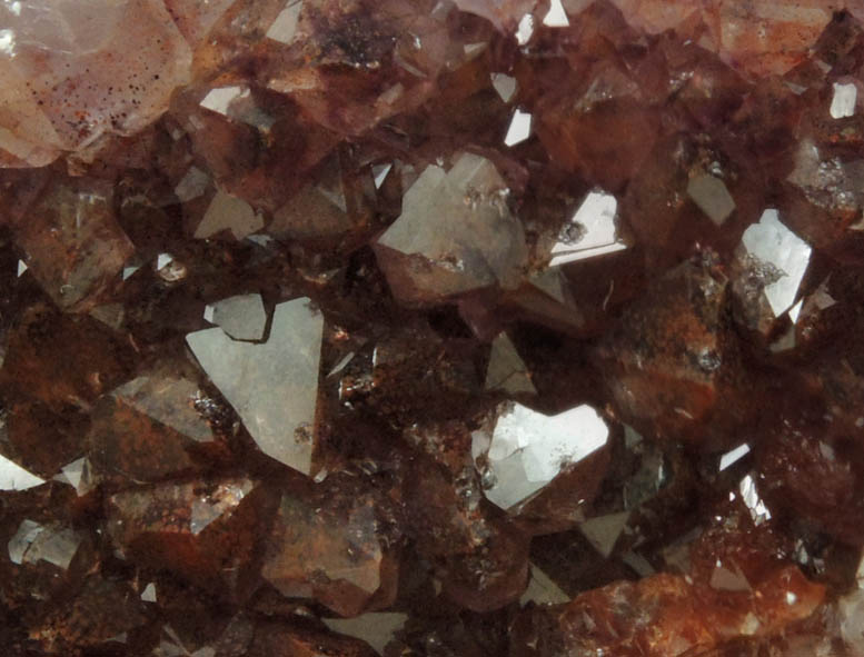 Quartz var. Amethyst Quartz with Hematite inclusions from Pearl Station, Thunder Bay District, Ontario, Canada