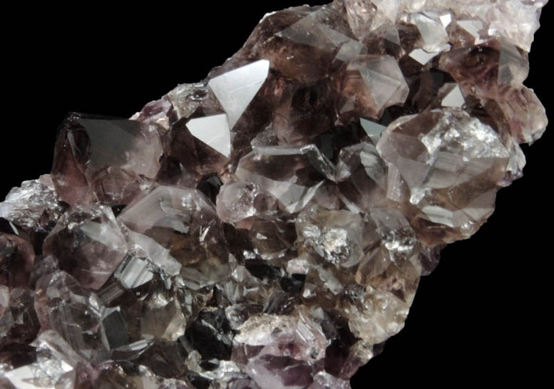 Quartz var. Smoky-Amethyst Quartz from Pearl Station, Thunder Bay District, Ontario, Canada