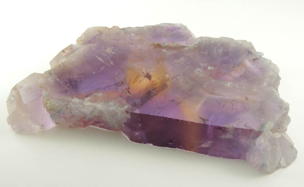 Quartz var. Ametrine Quartz (rare combination of amethyst and citrine) from Anahi Mine, La Gaiba District, Angel Sandoval Province, Santa Cruz Department, Bolivia