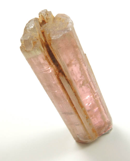 Elbaite var. Rubellite Tourmaline with minor Lepidolite from Himalaya Mine, Mesa Grande District, San Diego County, California