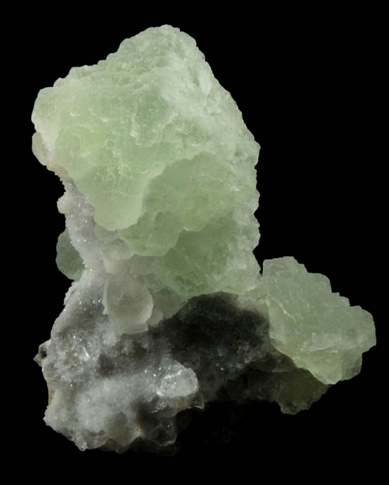 Fluorite on Quartz from Dalnegorsk, Primorskiy Kray, Russia