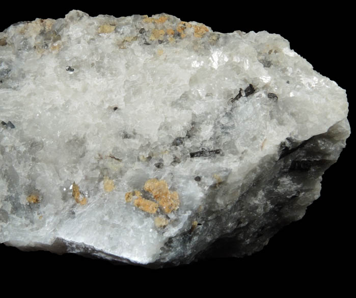 Warwickite with Chondrodite in Franklin Marble from Warwickite locality, Amity, Warwick Township, Orange County, New York (Type Locality for Warwickite)