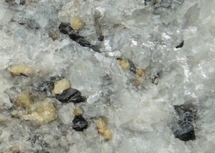 Warwickite with Chondrodite in Franklin Marble from Warwickite locality, Amity, Warwick Township, Orange County, New York (Type Locality for Warwickite)