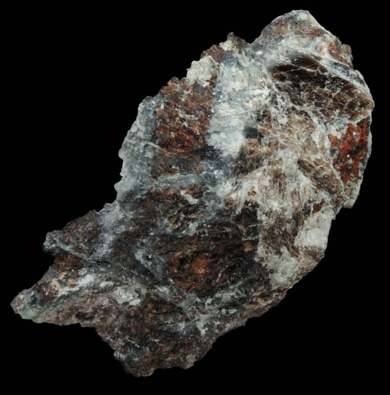 Clintonite in titanium-rich Diopside from Clintonite locality, Amity, Warwick Township, Orange County, New York (Type Locality for Clintonite)