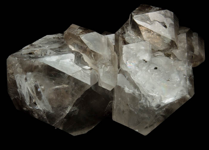 Quartz var. Smoky from Mount Mica Quarry, Paris, Oxford County, Maine