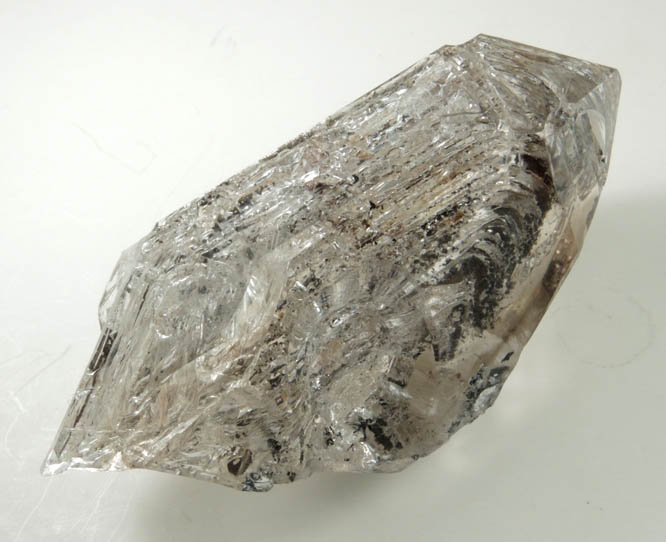 Quartz var. Herkimer Diamond (skeletal crystal) from Middleville, Herkimer County, New York