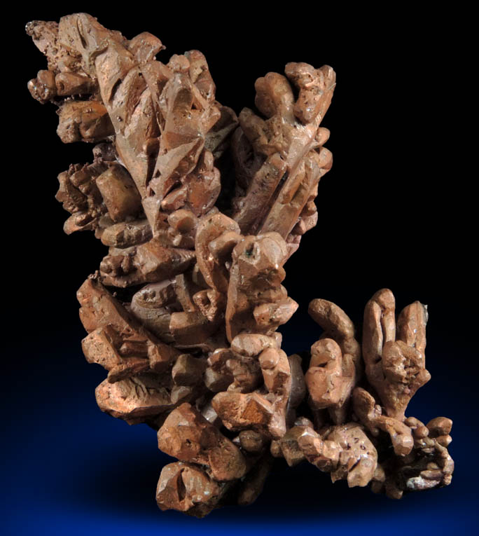 Copper (naturally crystallized native copper) from Calumet, Keweenaw Peninsula Copper District, Houghton County, Michigan