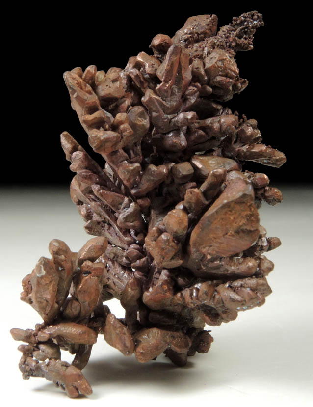 Copper (naturally crystallized native copper) from Calumet, Keweenaw Peninsula Copper District, Houghton County, Michigan