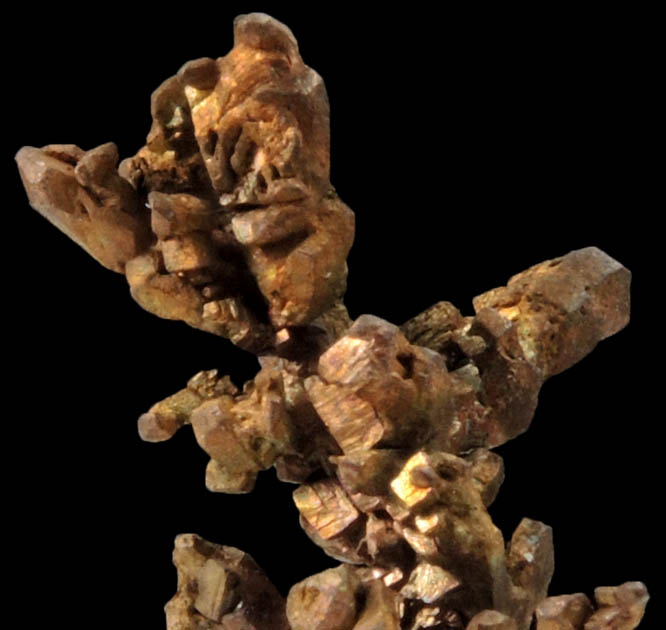 Copper (naturally crystallized native copper) from Bisbee, Warren District, Cochise County, Arizona