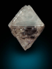 Diamond (0.19 carat pink-gray octahedral crystal) from Argyle Mine, Kimberley, Western Australia, Australia