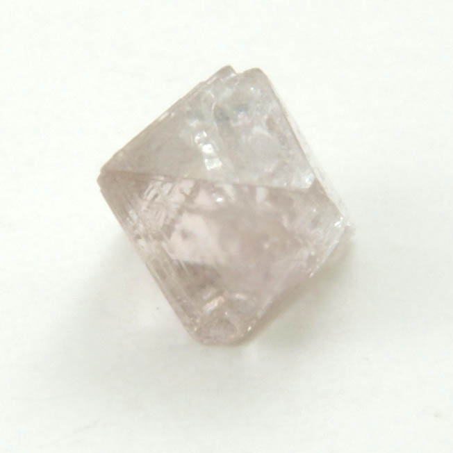 Diamond (0.19 carat pink-gray octahedral crystal) from Argyle Mine, Kimberley, Western Australia, Australia