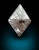 Diamond (0.23 carat pink-gray octahedral crystal) from Argyle Mine, Kimberley, Western Australia, Australia