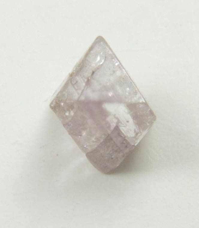 Diamond (0.23 carat pink-gray octahedral crystal) from Argyle Mine, Kimberley, Western Australia, Australia