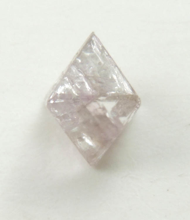 Diamond (0.23 carat pink-gray octahedral crystal) from Argyle Mine, Kimberley, Western Australia, Australia