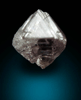 Diamond (0.20 carat pink-gray octahedral crystal) from Argyle Mine, Kimberley, Western Australia, Australia