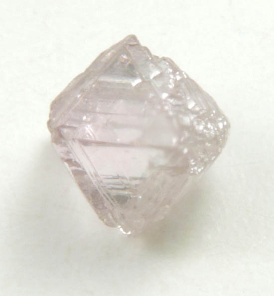 Diamond (0.20 carat pink-gray octahedral crystal) from Argyle Mine, Kimberley, Western Australia, Australia