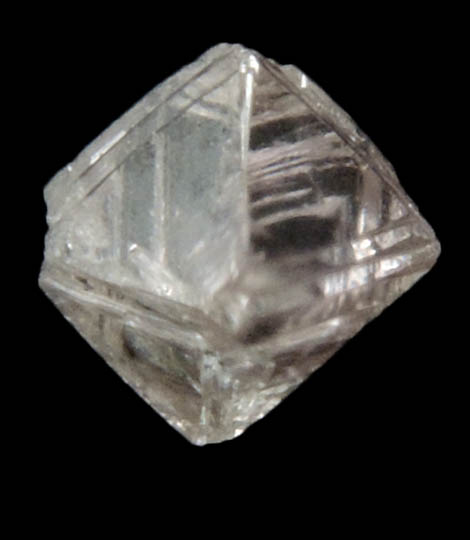 Diamond (0.32 carat pink-gray octahedral crystal) from Argyle Mine, Kimberley, Western Australia, Australia