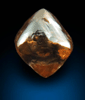 Diamond (2.16 carat brown octahedral rough diamond) from Argyle Mine, Kimberley, Western Australia, Australia