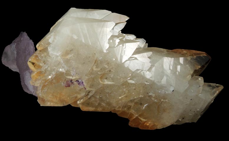 Calcite and Fluorite from Elmwood Mine, Carthage, Smith County, Tennessee