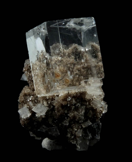 Fluorite and Dolomite from Walworth Quarry, Wayne County, New York