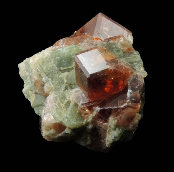 Grossular Garnet with Diopside from Belvidere Mountain Quarries, Lowell (commonly called Eden Mills), Orleans County, Vermont