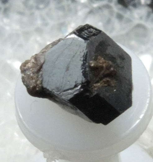 Uraninite from Swamp No. 1 Quarry, Topsham, Sagadahoc County, Maine