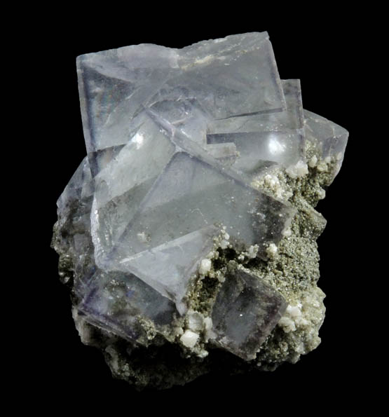 Fluorite, Dolomite, Muscovite from Yaogangxian Mine, Nanling Mountains, Hunan, China