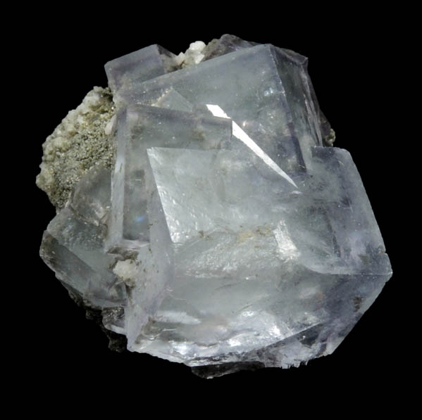 Fluorite, Dolomite, Muscovite from Yaogangxian Mine, Nanling Mountains, Hunan, China