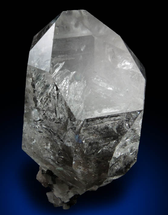 Quartz var. Herkimer Diamond with Dolomite from Eastern Rock Products Quarry (Benchmark Quarry), St. Johnsville, Montgomery County, New York