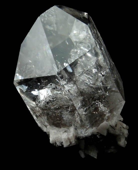 Quartz var. Herkimer Diamond with Dolomite from Eastern Rock Products Quarry (Benchmark Quarry), St. Johnsville, Montgomery County, New York