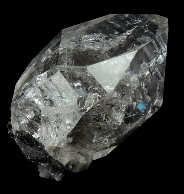 Quartz var. Herkimer Diamond with Dolomite from Eastern Rock Products Quarry (Benchmark Quarry), St. Johnsville, Montgomery County, New York