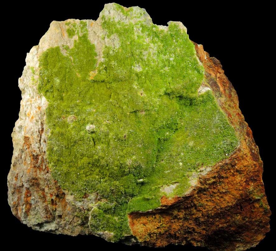 Pyromorphite from Wheatley Mine, Phoenixville District, Chester County, Pennsylvania