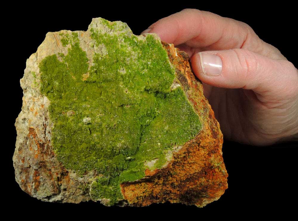 Pyromorphite from Wheatley Mine, Phoenixville District, Chester County, Pennsylvania